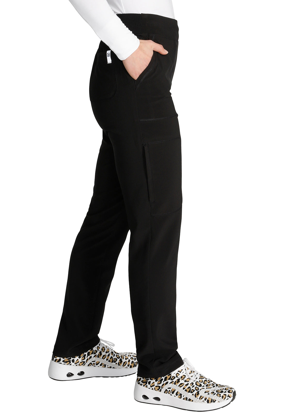 Cherokee CK248 Women's Tapered Leg Pull On Cargo Pant - PETITE – Valley  West Uniforms