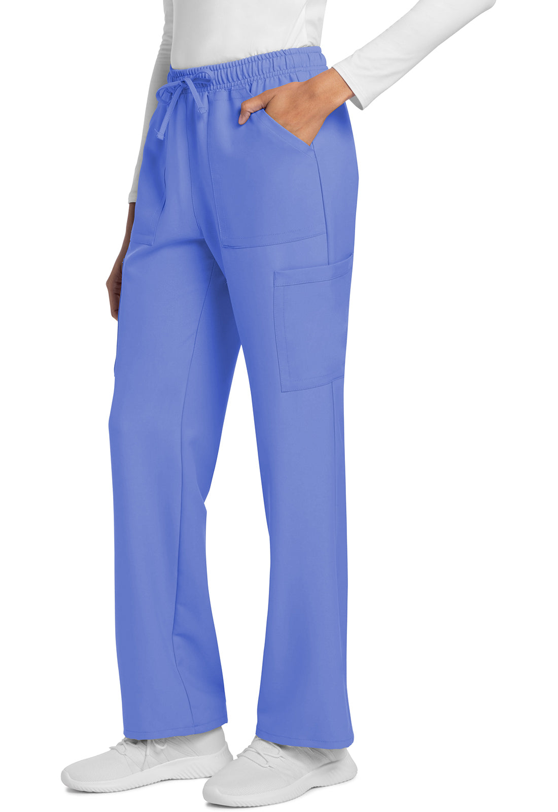 Cherokee Workwear Originals CK272 Ultra Women's 4-Pocket Drawstring Cargo Scrub Pants  - Nurse Aid Students