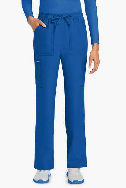 Cherokee Workwear Originals CK272 Ultra Women's 4-Pocket Drawstring Cargo Scrub Pants  - Petite | Nursing