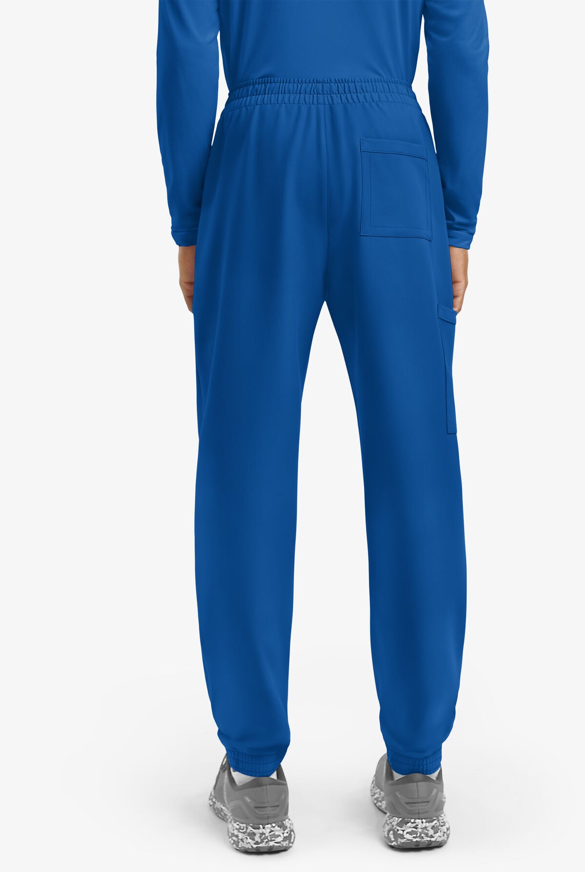 Cherokee Workwear Originals Ultra Men's CK00035A 4-Pocket Flat Front Cargo Jogger Scrub Pants | Nursing