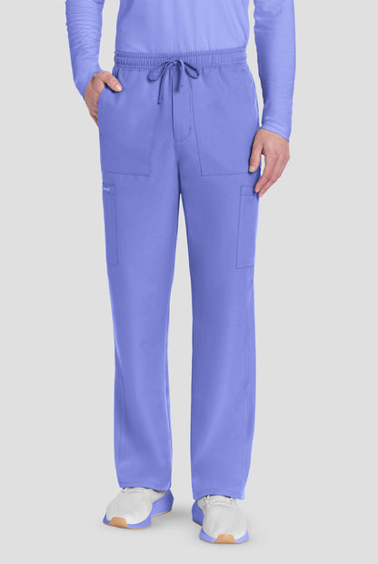 Cherokee Workwear Originals CK279 Ultra Men's 6-Pocket Straight Leg Drawstring Cargo Scrub Pants | Nurse Aid Students