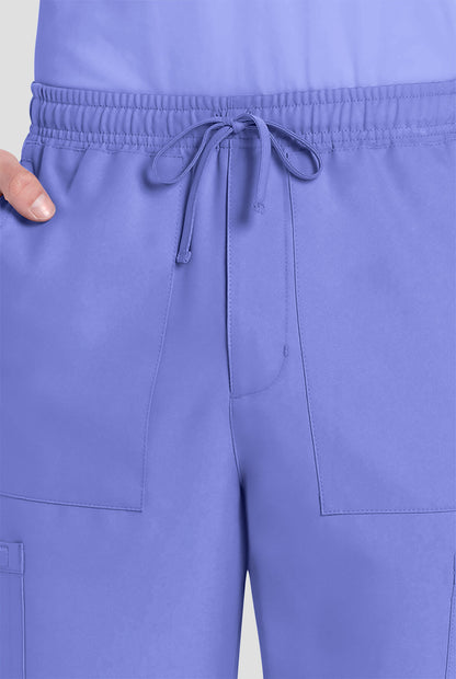 Cherokee Workwear Originals CK279 Ultra Men's 6-Pocket Straight Leg Drawstring Cargo Scrub Pants | Nurse Aid Students