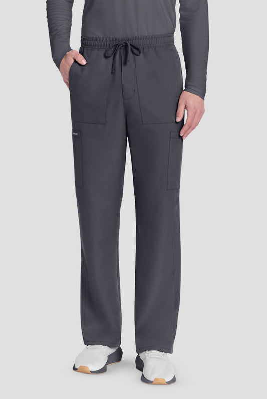 Cherokee Workwear Originals Ultra Men's CK279 6-Pocket Straight Leg Drawstring Cargo Scrub Pants