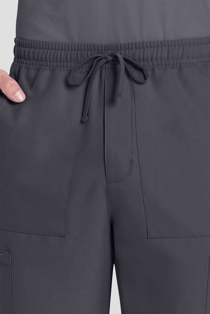 Cherokee Workwear Originals Ultra Men's CK279 6-Pocket Straight Leg Drawstring Cargo Scrub Pants