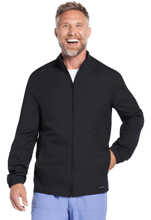 Cherokee Workwear Originals Ultra Men's CK359 Zip Front Scrub Jacket | Hy Vee Health - Exemplar Care