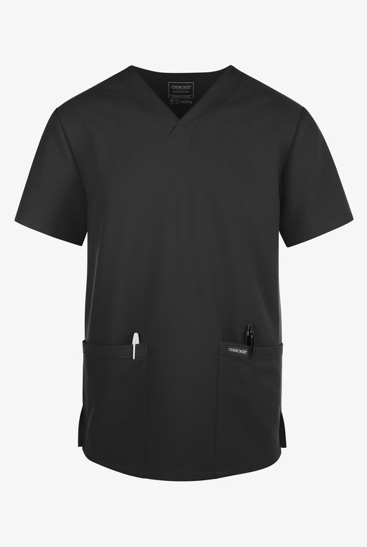 Cherokee Workwear Originals CK784 Ultra Men's 2-Pocket V-Neck Scrub Top | Hy Vee Health - Exemplar Care