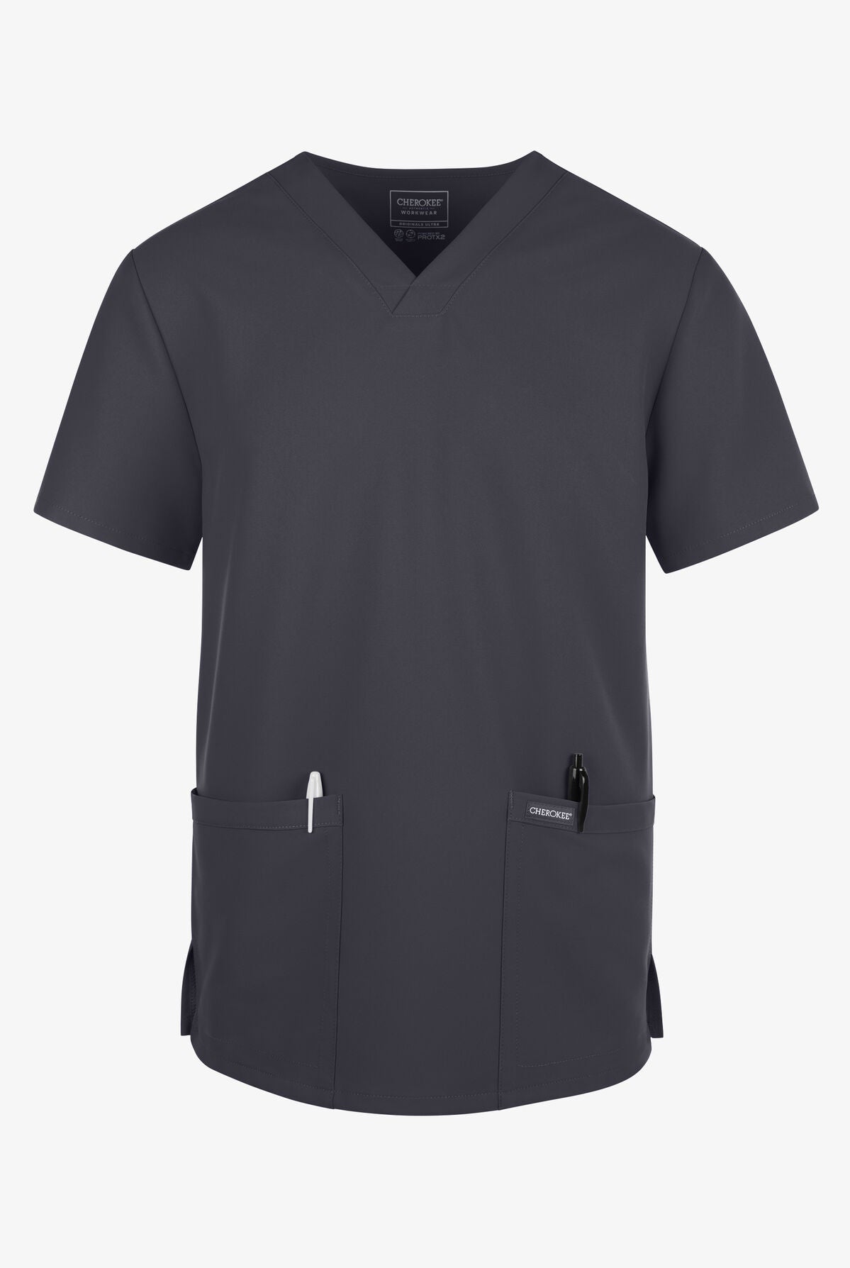 Cherokee Workwear Originals CK784 Ultra Men's 2-Pocket V-Neck Scrub Top | Hy Vee Health - Exemplar Care
