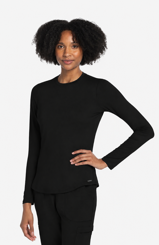 Cherokee Women's CK773 Long Sleeve Underscrub Knit Tee