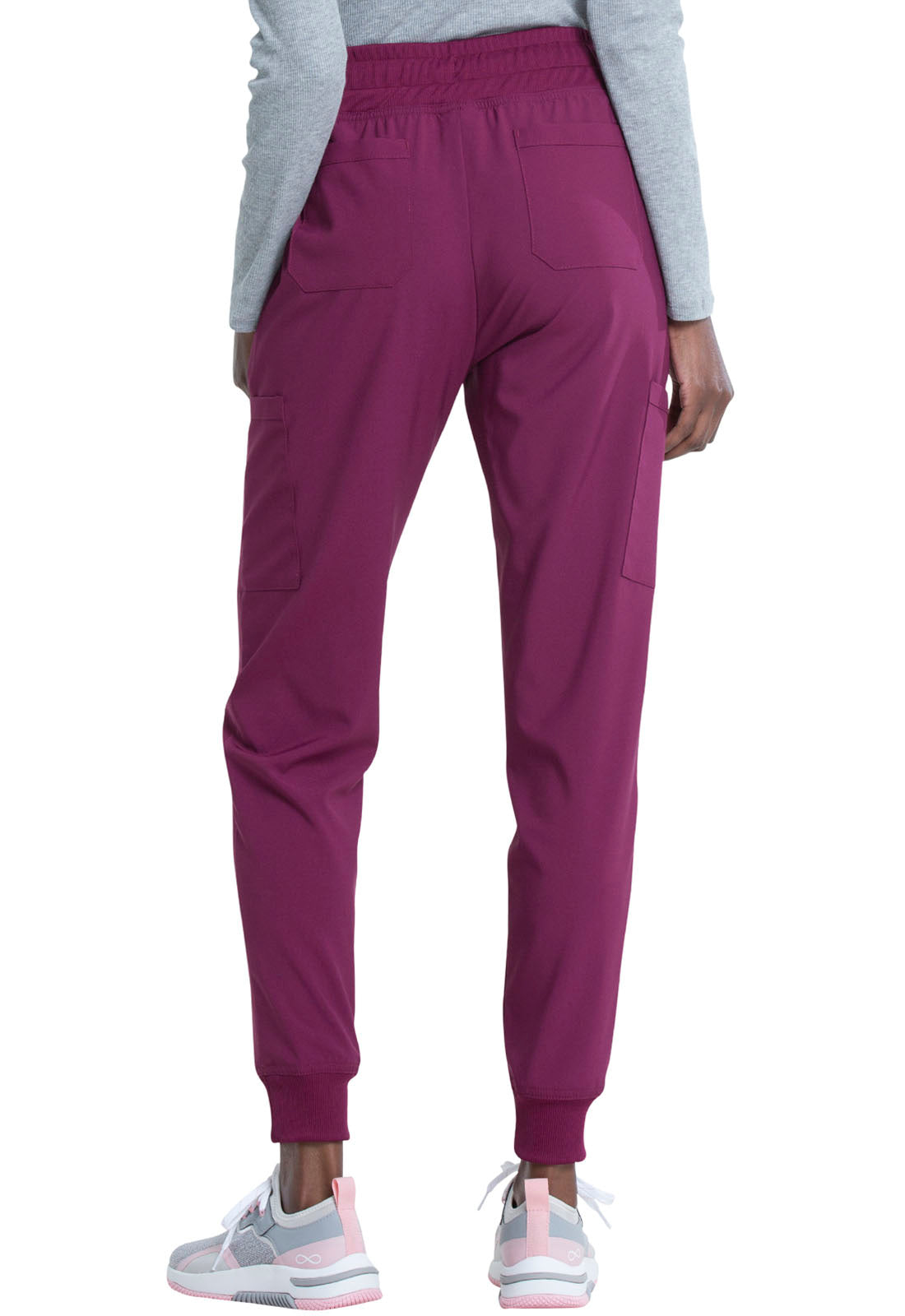 Dickies EDS DK065 Women's Mid Rise Jogger Pant Wine Back