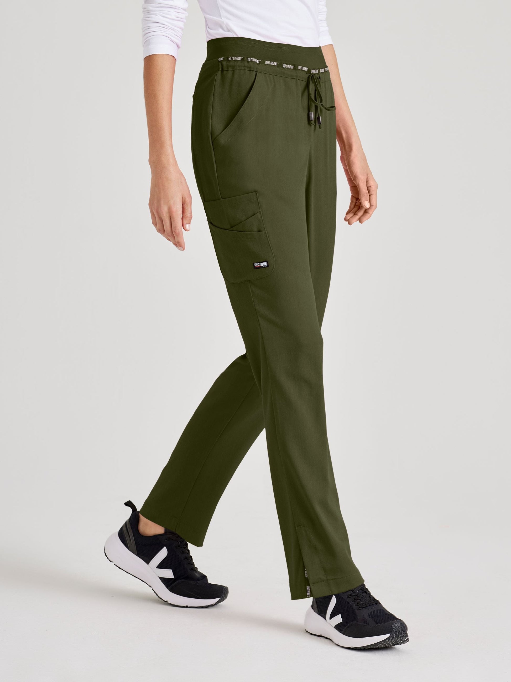 Barco Grey's Anatomy +SpandexStretch GRSP526 Serena Tapered Pant Olive
