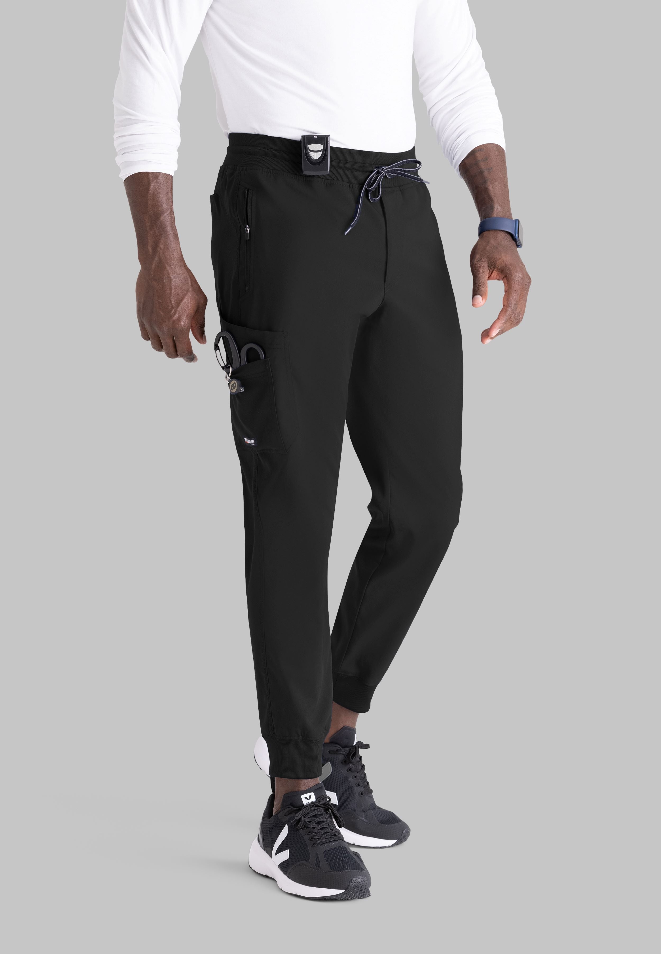 American Fighter Northville Men's Jogger Pant – Black – 80% Cotton / 20% Polyester – Preshrunk – Casual / MMA / Biker Style