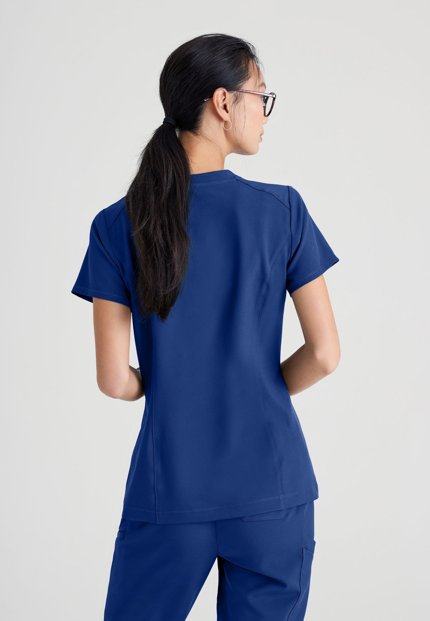 Barco Grey's Anatomy Evolve GSST181 Sway Tuck In Top Navy Back