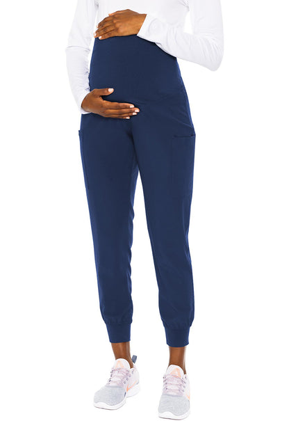 Med Couture Touch MC029 Maternity Jogger Pant Navy