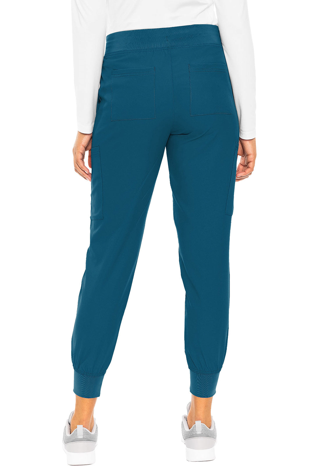 Med Couture 2711 Insight Women's Jogger Pant Caribbean Blue Back