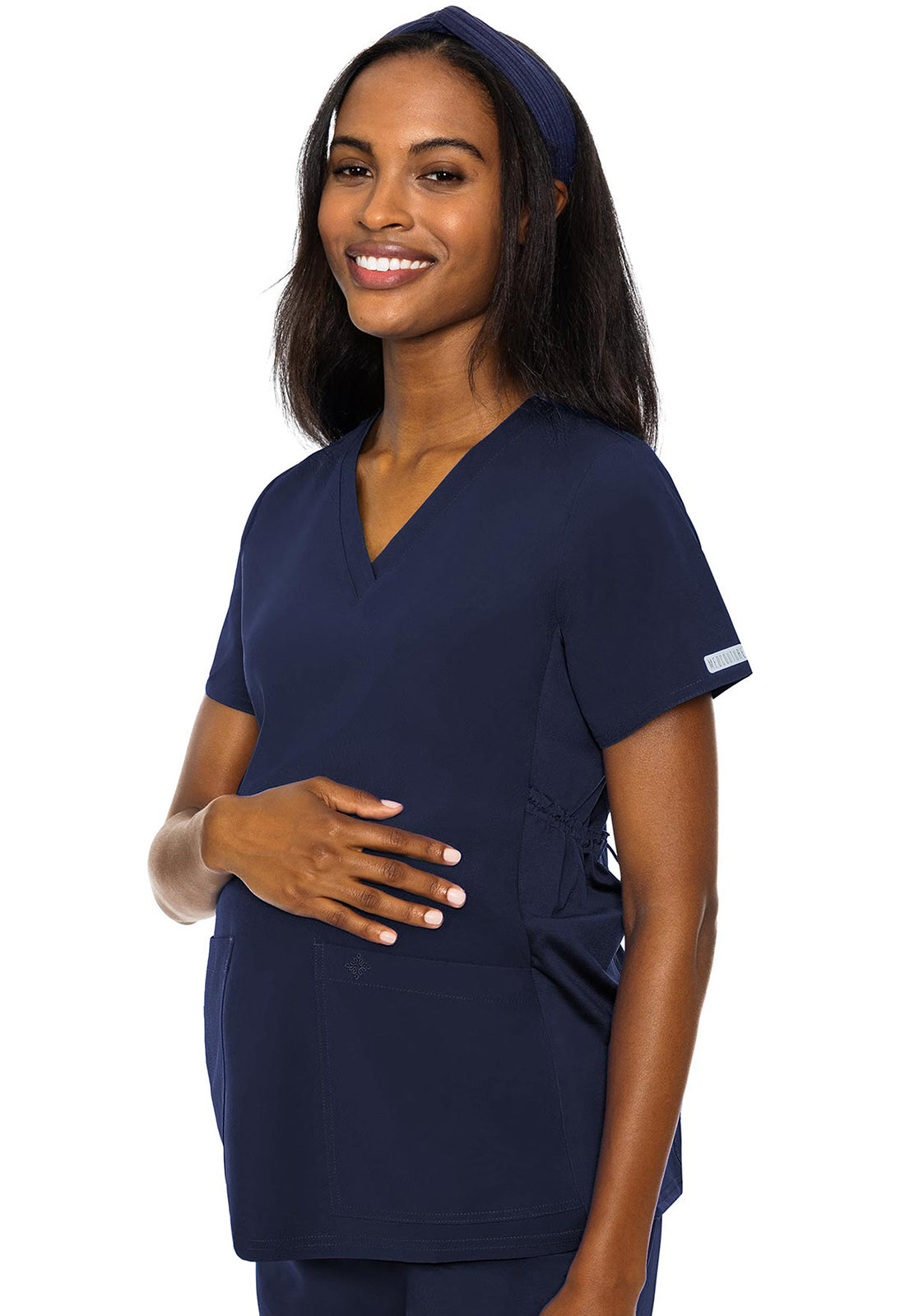 Med Couture Activate 8459 Maternity Top Navy