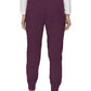 Med Couture Touch 7705 Women's Double Cargo Jogger Pant Wine Back