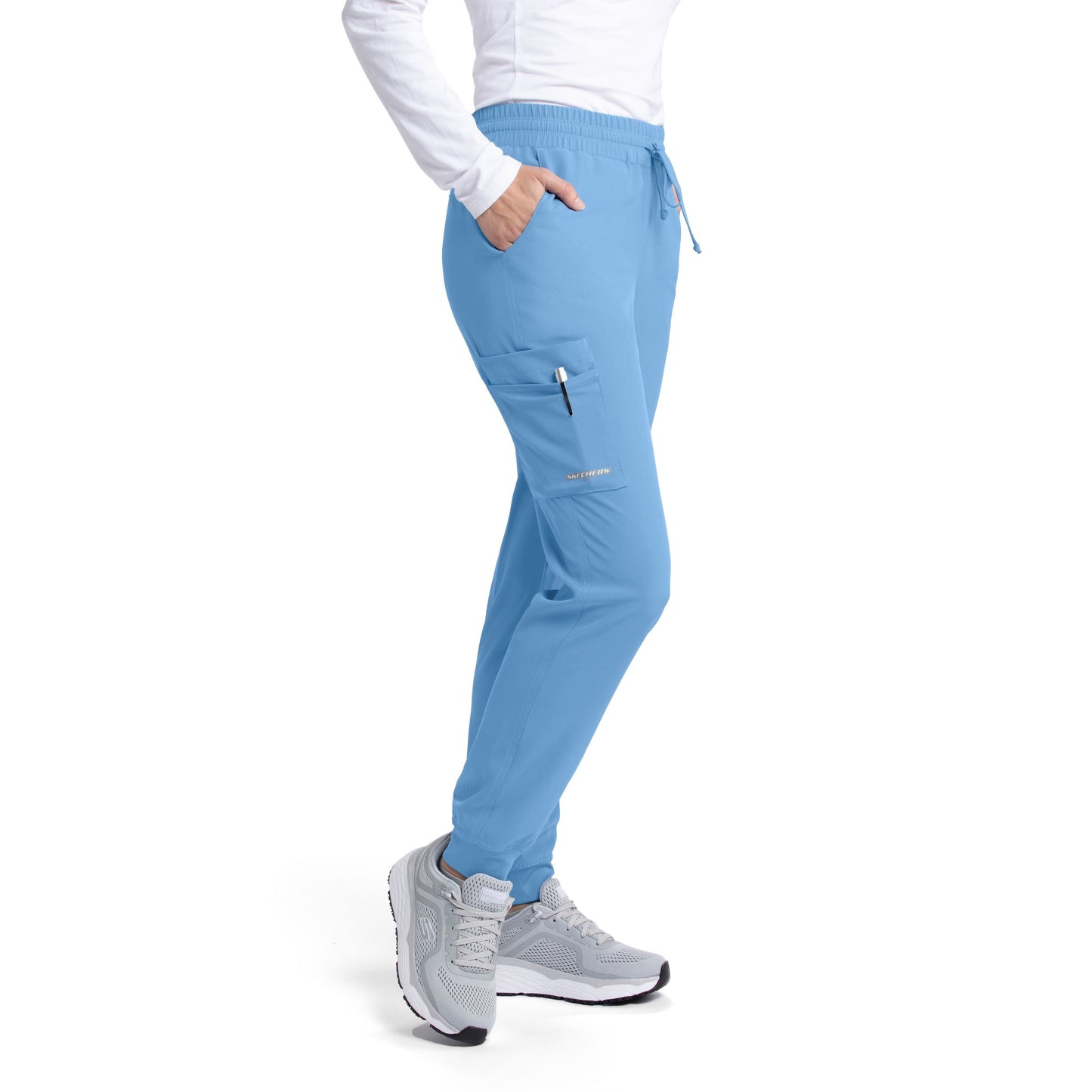 Skechers by Barco SKP552 Theory Jogger Pant Ceil Side