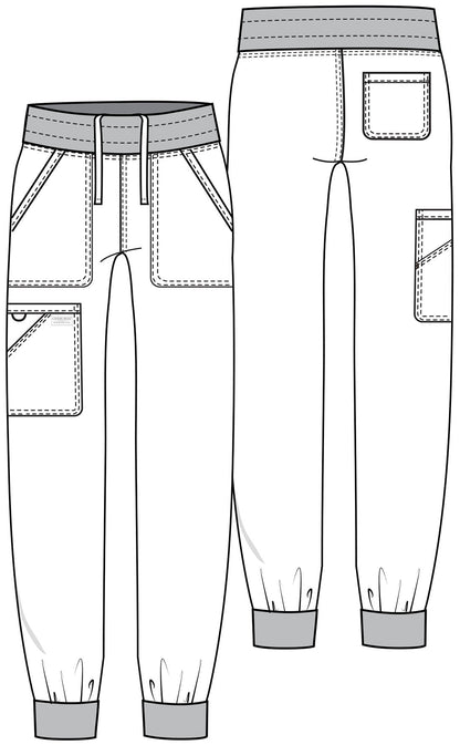 Cherokee Revolution WW115 Women's Jogger Pant Sketch