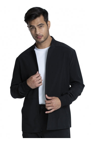 Allura Men's CKA387 Modern Fit Zip Front Jacket by Cherokee
