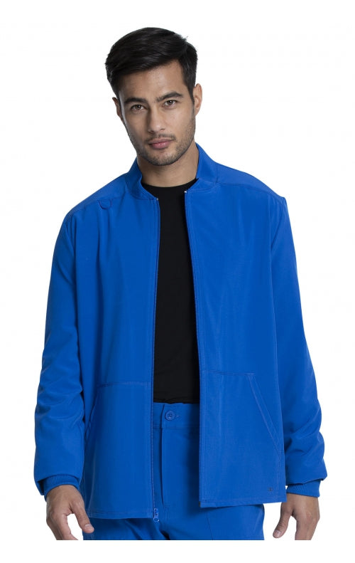 Allura Men's CKA387 Modern Fit Zip Front Jacket by Cherokee