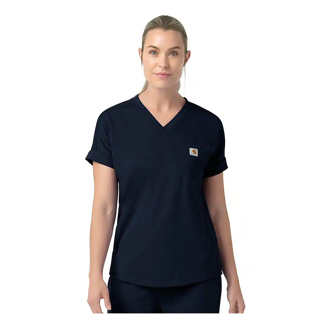 Women's Force Cross-Flex C13190 Knit V-Neck Scrub Top
