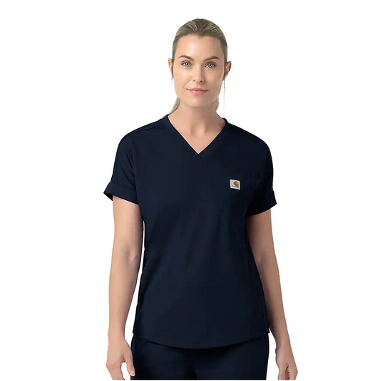Women's Force Cross-Flex C13190 Knit V-Neck Scrub Top