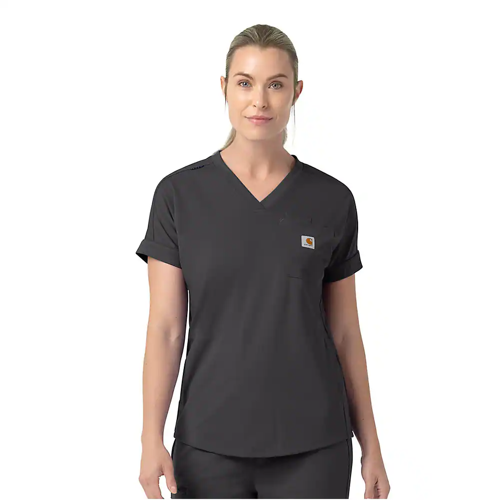 Women's Force Cross-Flex C13190 Knit V-Neck Scrub Top