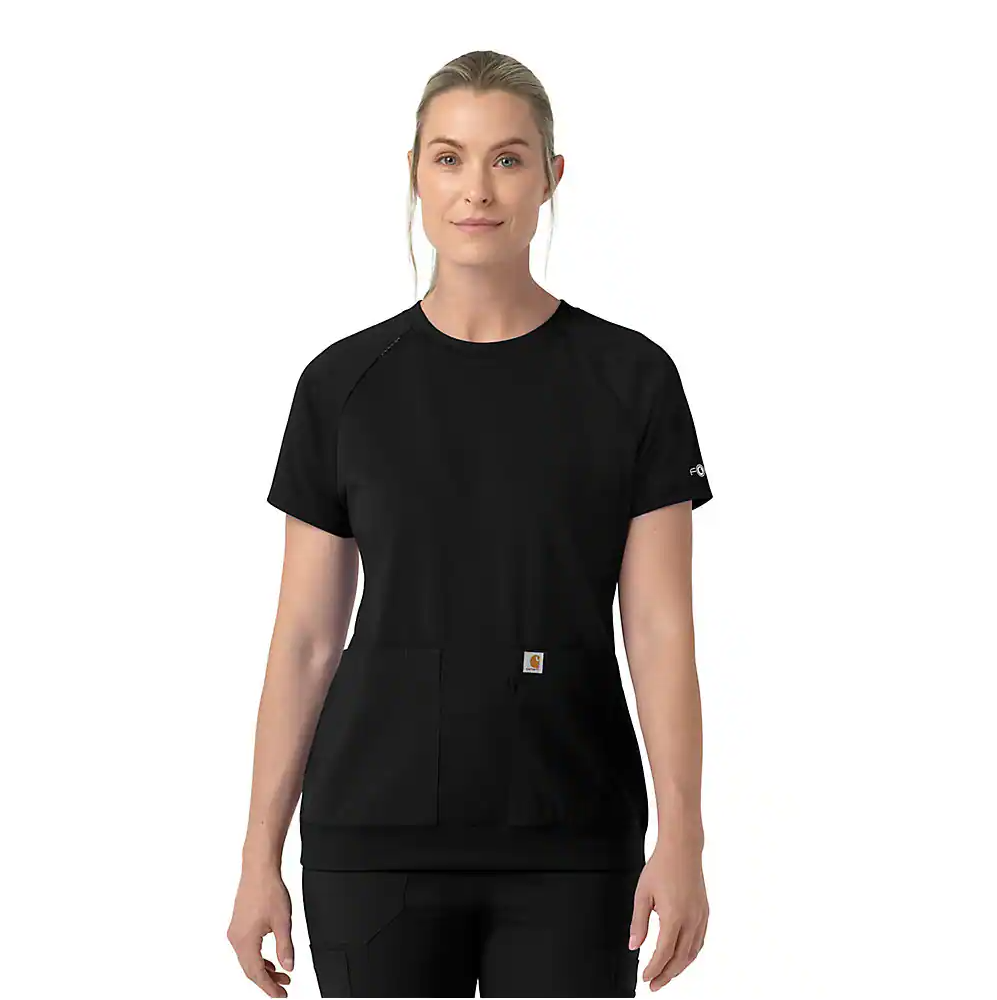 Women's Force Cross-Flex C13290 Knit Crew Neck Scrub Top