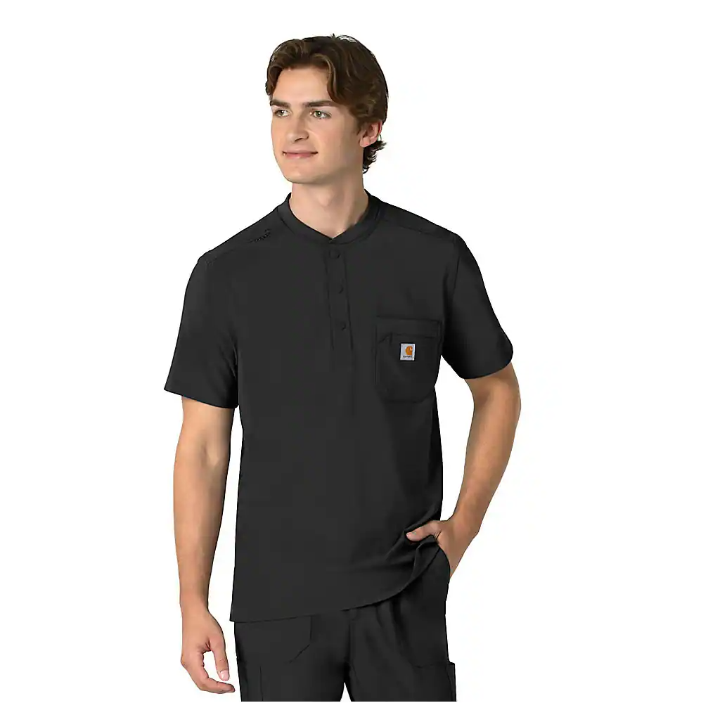 Force Cross-Flex C16310 Men's Henley Scrub Top