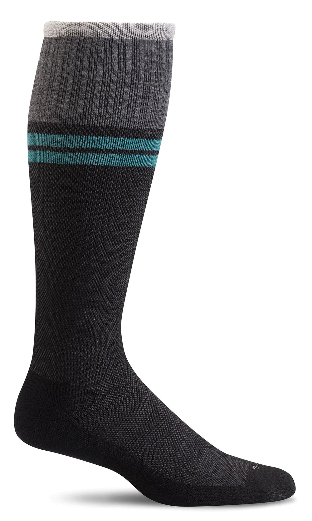 Sockwell Men's Moderate Compression Sock Sportster Black