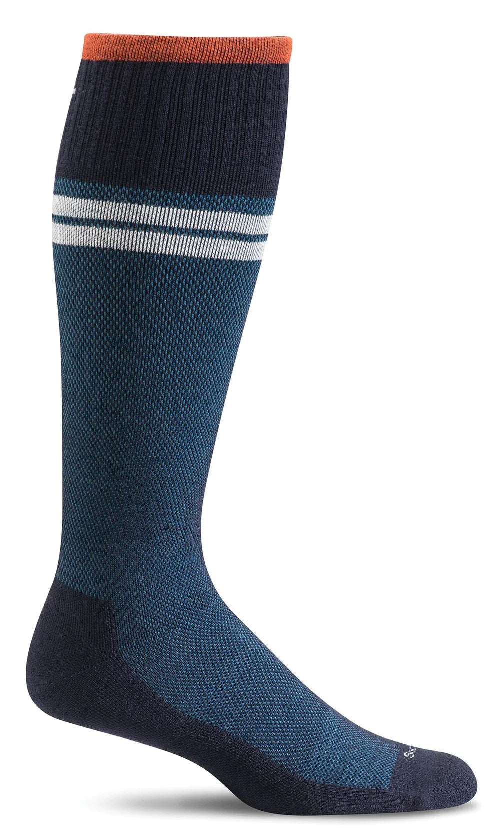 Sockwell Men's Moderate Compression Sock Sportster Navy