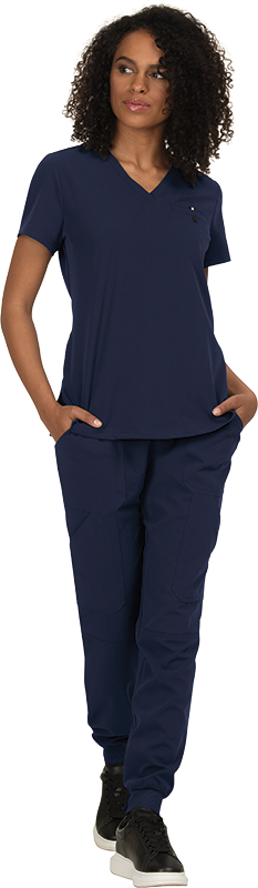 Koi Next Gen 1010 Ready to Work Women's Tuck In Top Navy