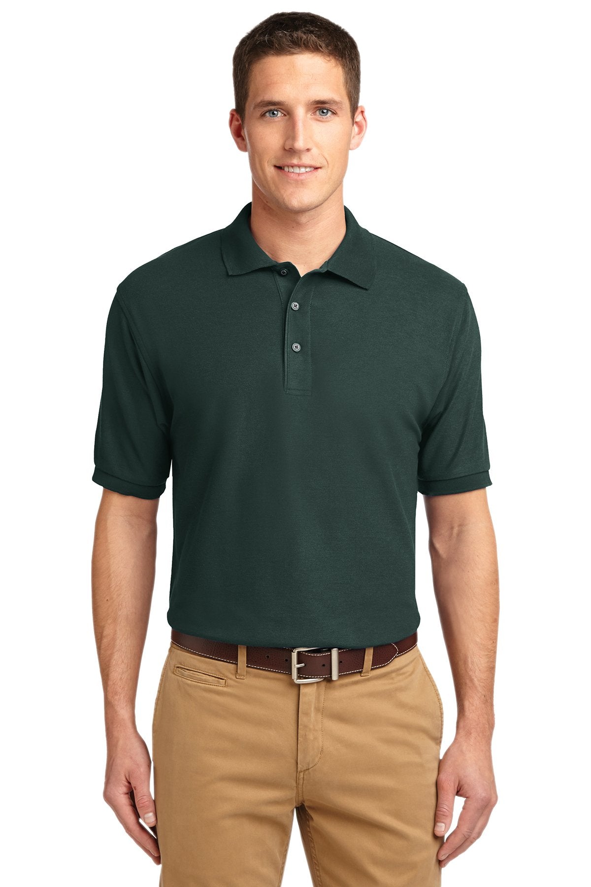 Mercy College K500 Men's Polo Shirt Dark Green 