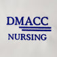 DMACC Nursing Logo for Scrubs Embroidery White Background