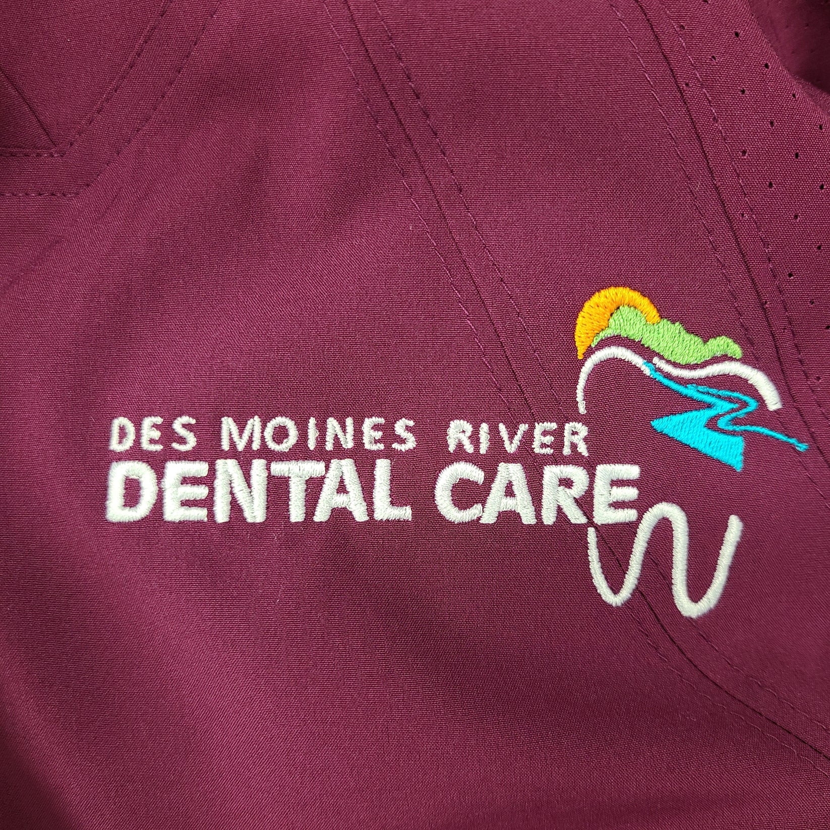 Des Moines River Dental Care Logo Valley West Uniforms