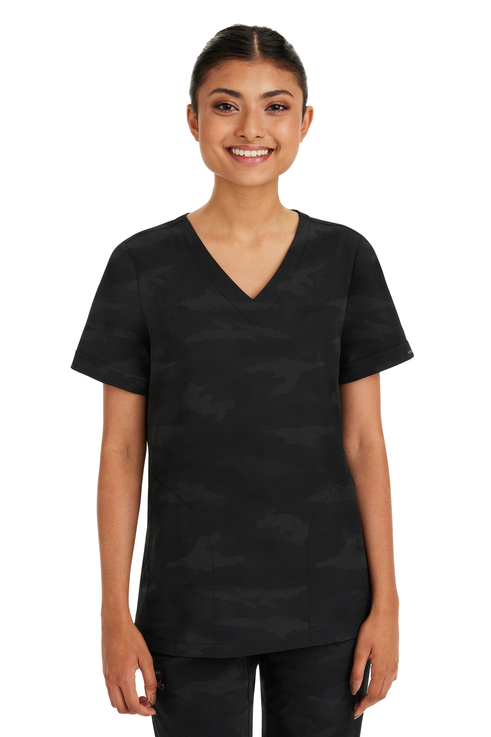 Womens camo clearance scrub top