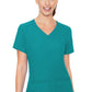Med Couture 2468 Insight Women's V-Neck Top Teal