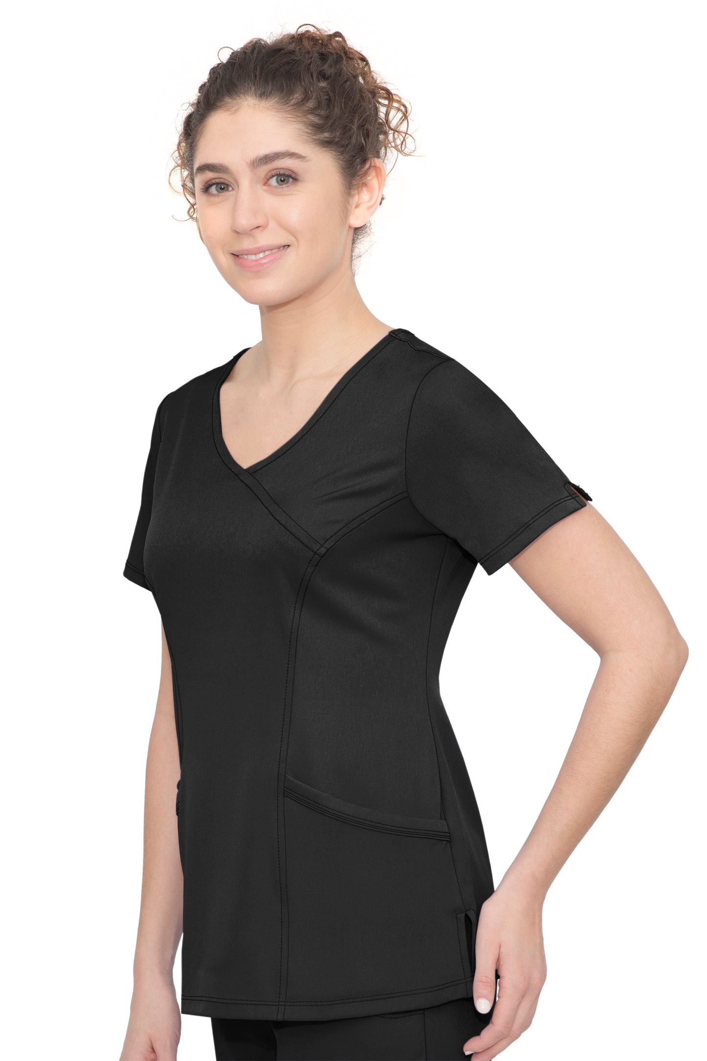 Healing Hands HH Works 2525 Madison Women's Top Black