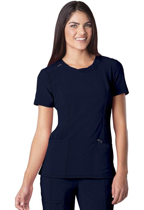 Cherokee Infinity 2624A Round Neck Top navy blue 