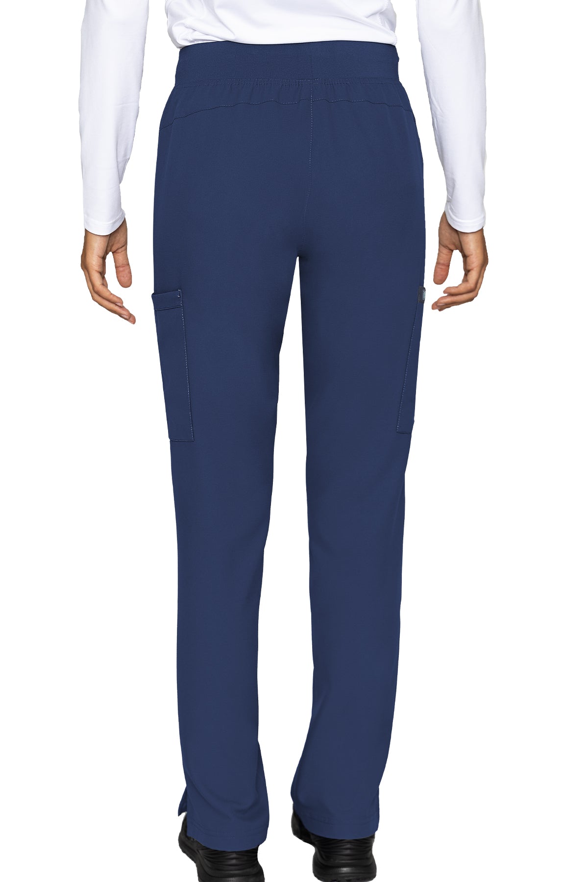 Med Couture 2702 Insight Women's Zipper Pocket Pant - TALL navy back