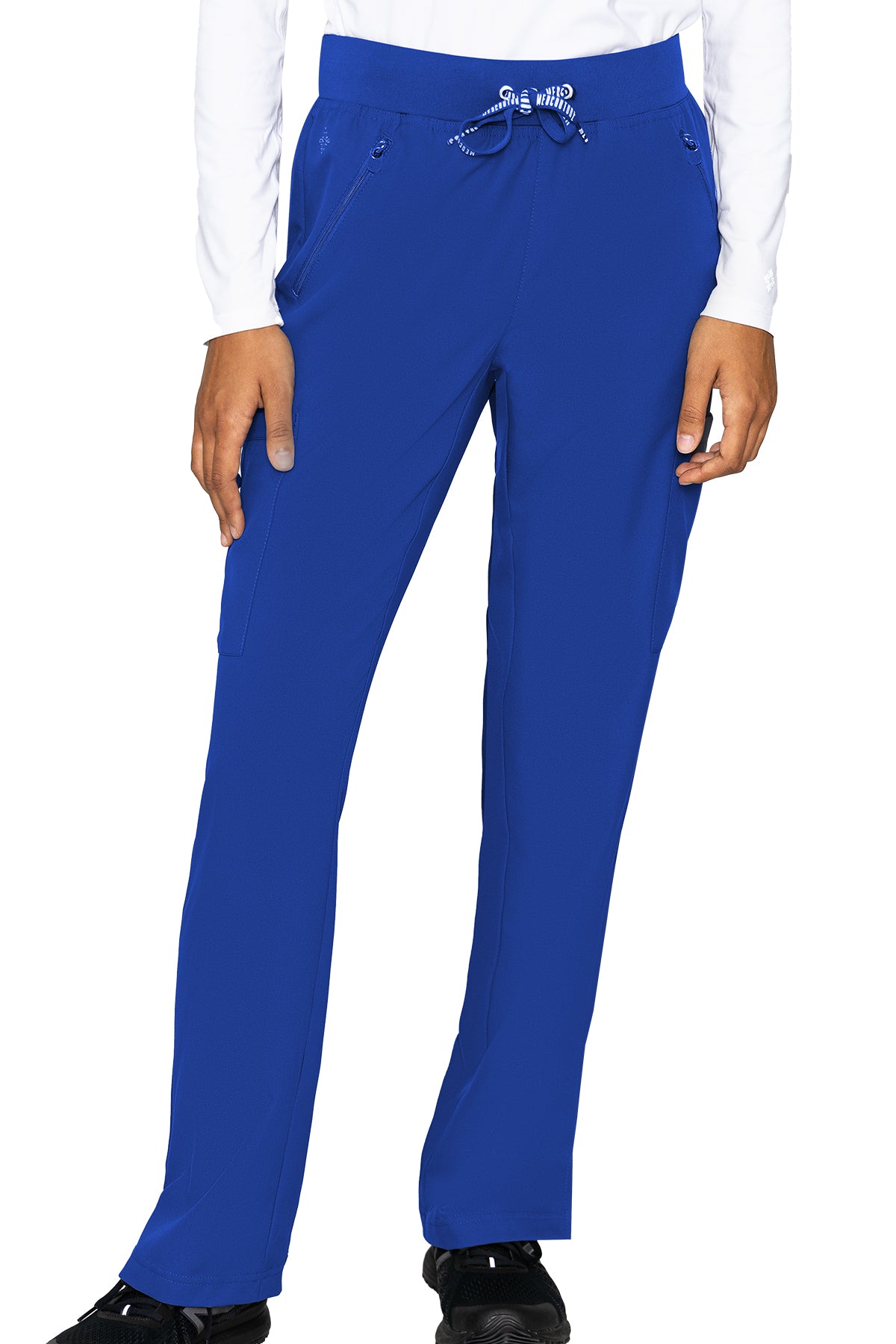 Med Couture 2702 Insight Women's Zipper Pocket Pant - TALL royal front 