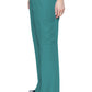 Med Couture 2702 Insight Women's Zipper Pocket Pant - TALL teal side