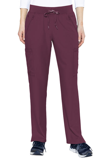 Med Couture 2702 Insight Women's Zipper Pocket Pant Wine