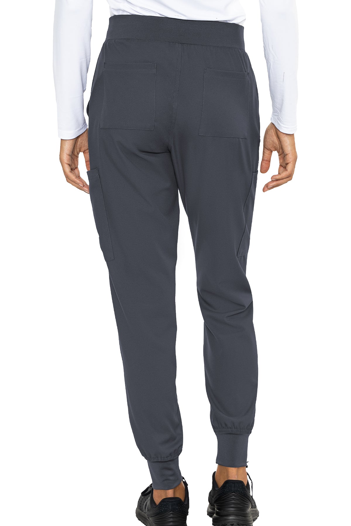 Med Couture 2711 Insight Jogger Pant Pewter Grey Front