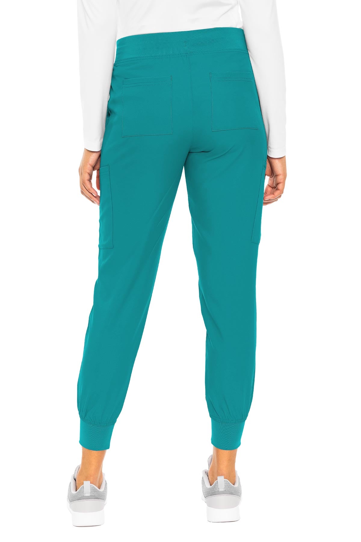 Med Couture 2711 Insight Women's Jogger Pant Teal Back