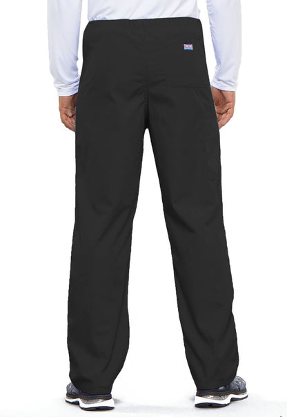 Cherokee Workwear Originals 4100 Unisex Scrub Pant - TALL Black Back 