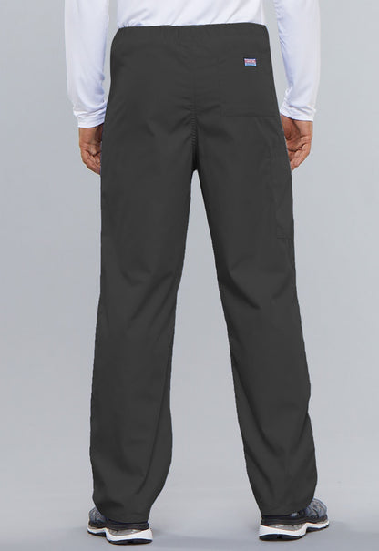 Cherokee Workwear Originals 4100 Unisex Scrub Pant - TALL Pewter Back 