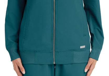 Maevn Momentum 5061 Zip Front Jacket Close Up Bottom