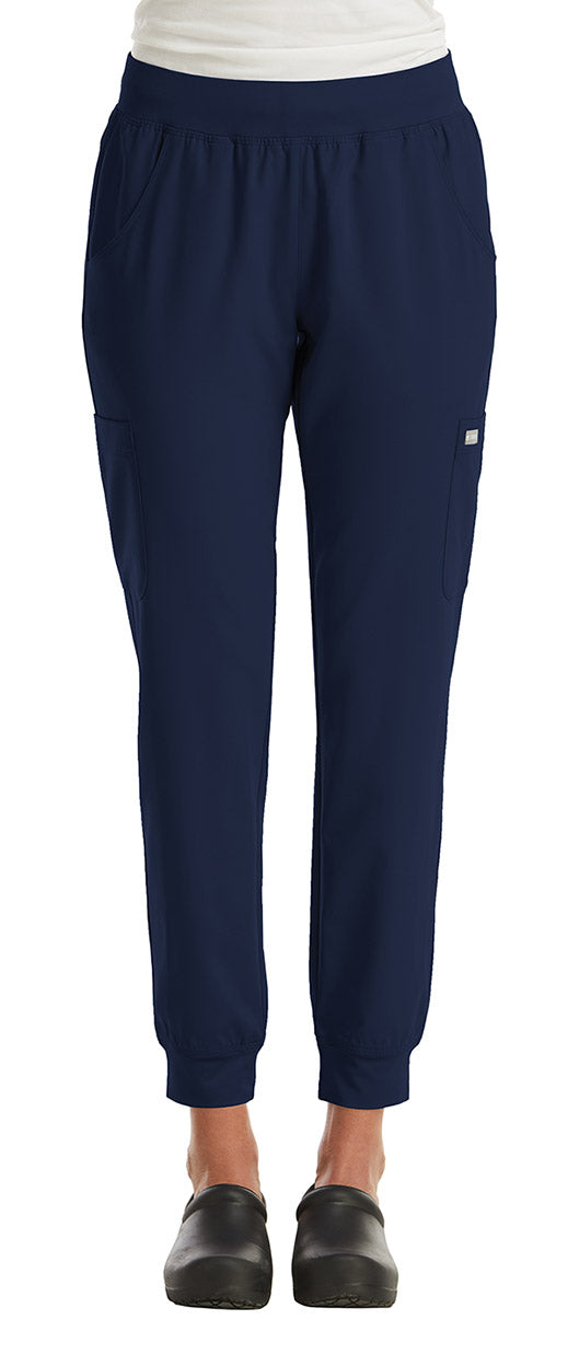 Med Couture Peaches 8721 Seamed Jogger Scrub Pant