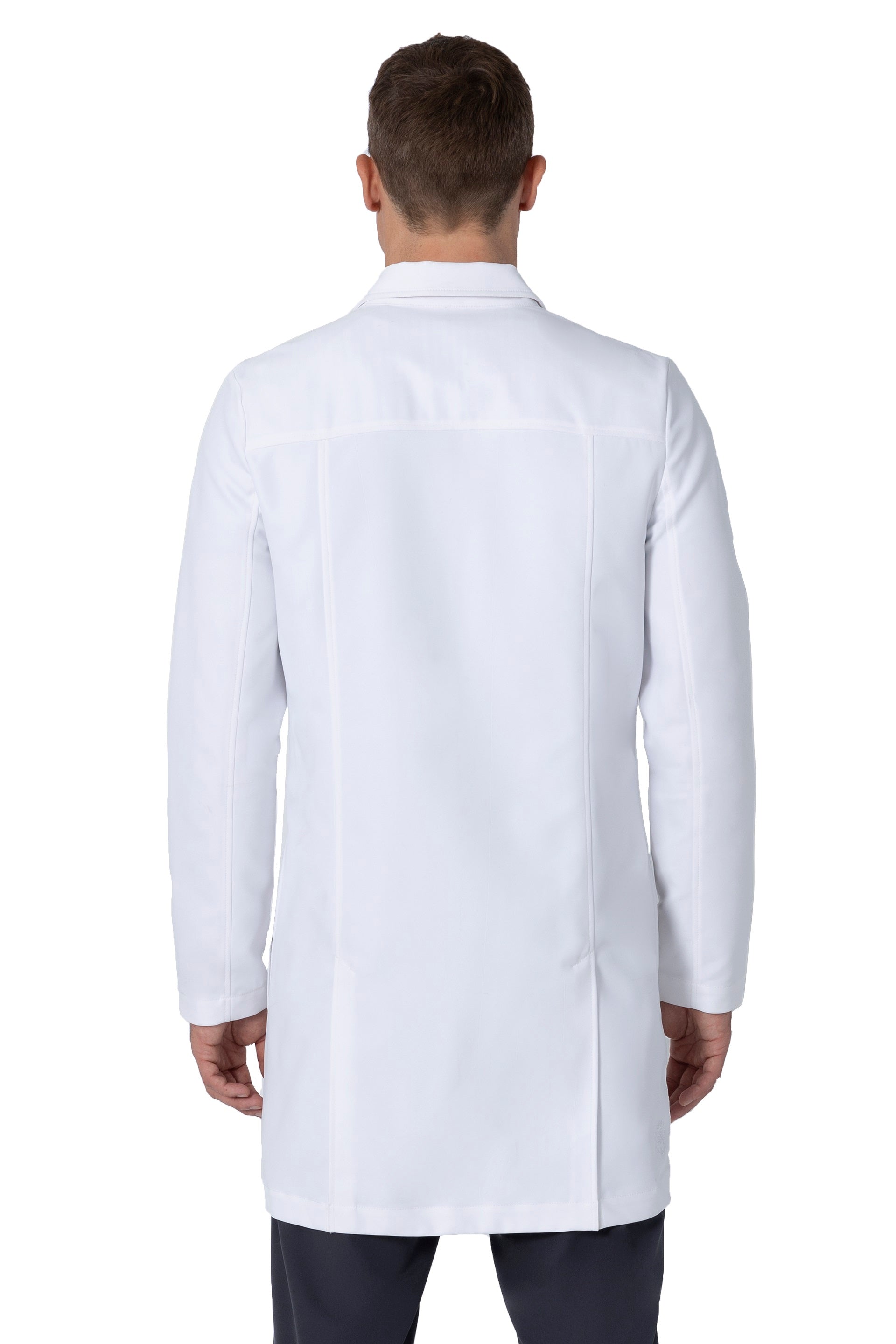 Healing Hands 5103 Lyndon Lab Coat White back 